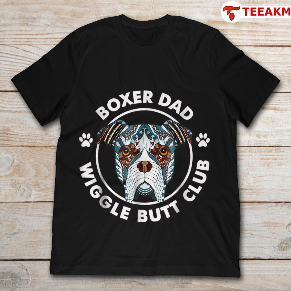Boxer Dad Wiggle Butt Club Unisex Tee