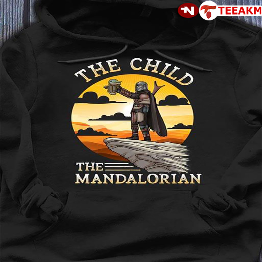 Darth Vader And Baby Yoda The Child The Mandalorian Unisex T-shirt