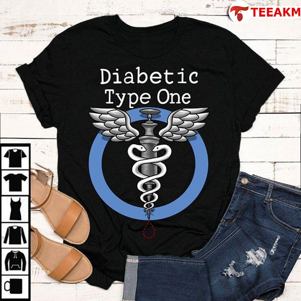 Diabetic Type One Nurse Unisex T-shirt
