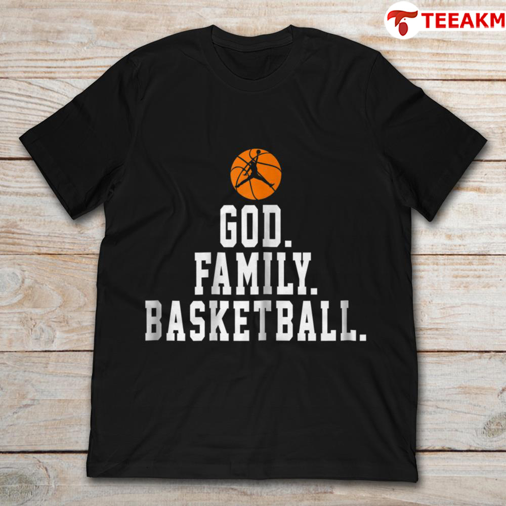 God Family Basketball Unisex T-shirt