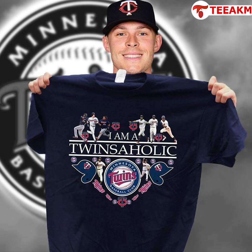 I Am A Twinsaholic Minnesota Twins Baseball Club Unisex T-shirt
