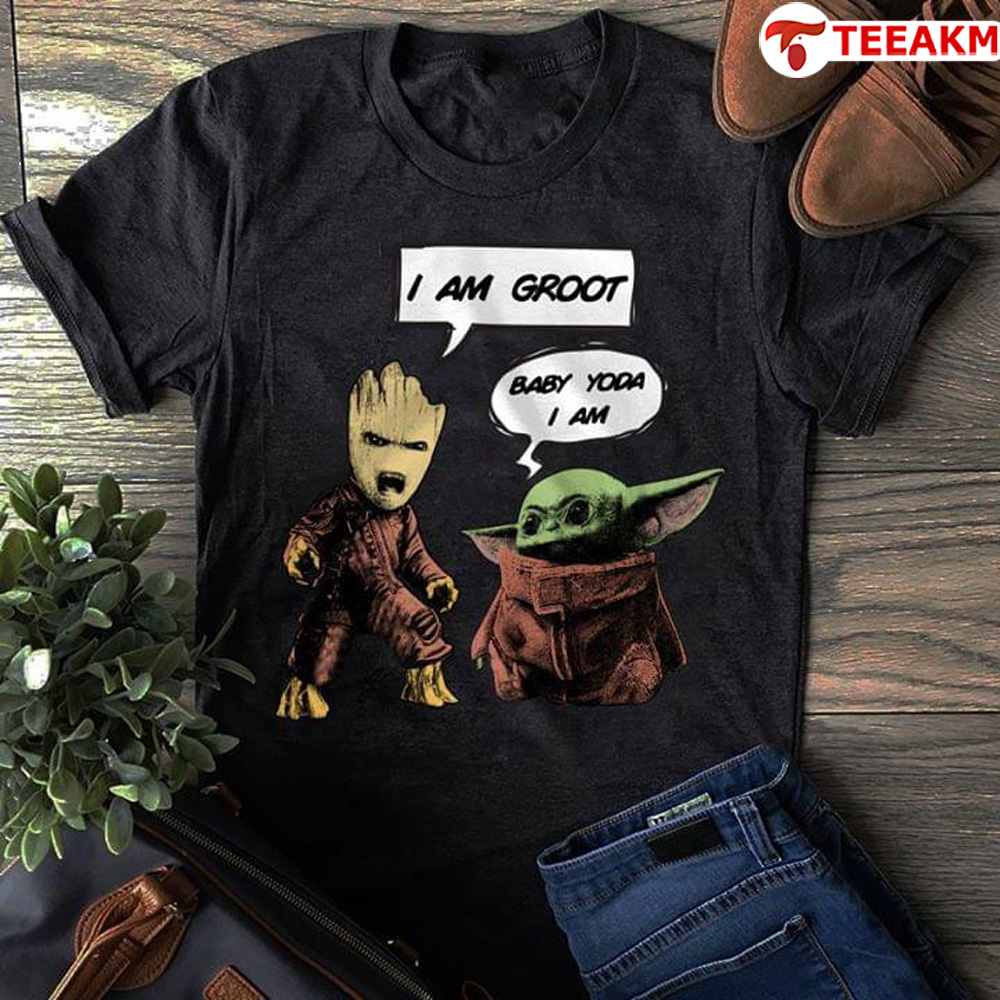 I Am Groot Baby Yoda I Am Unisex T-shirt
