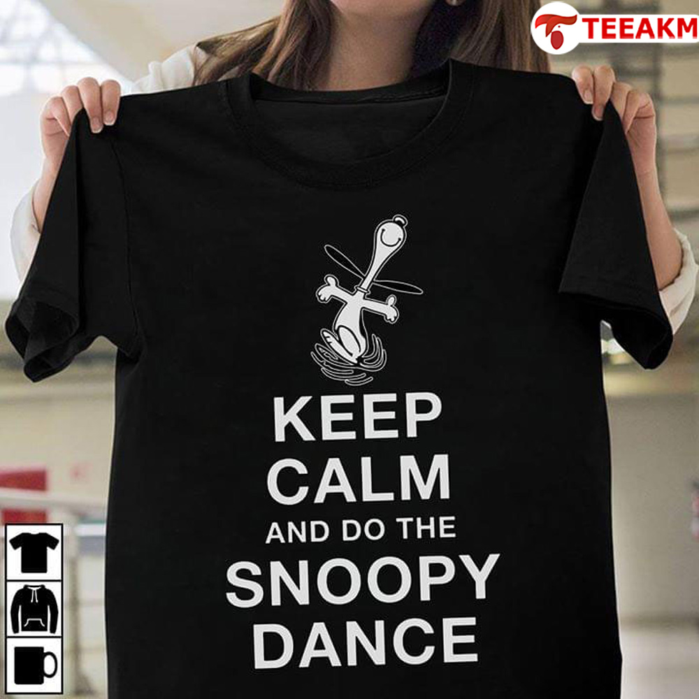 Keep-calm-and-do-the-snoopy-dance Unisex T-shirt
