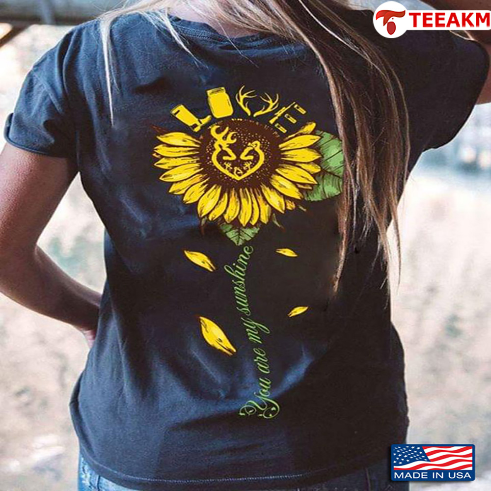 Love-sunflower-hunting-you-are-my-sunshine Unisex Tee