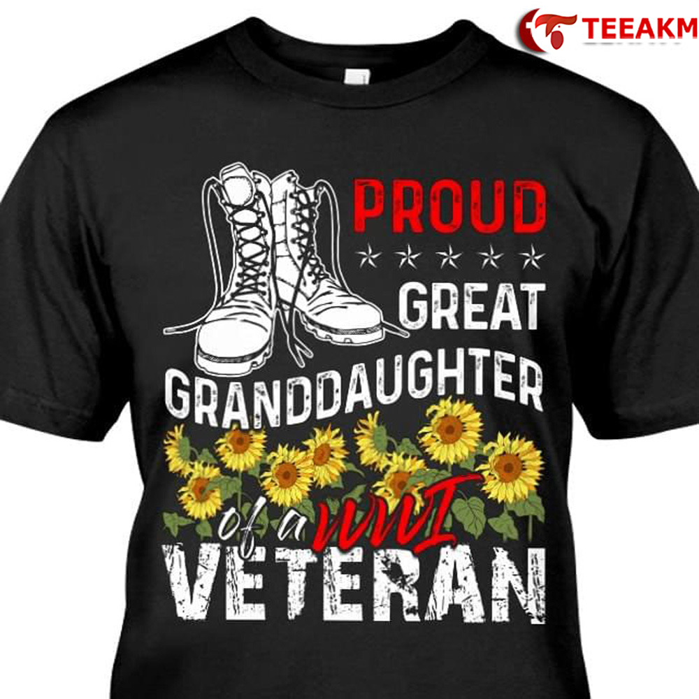 Proud-great-granddaughter-of-a-wwi-veteran Unisex T-shirt