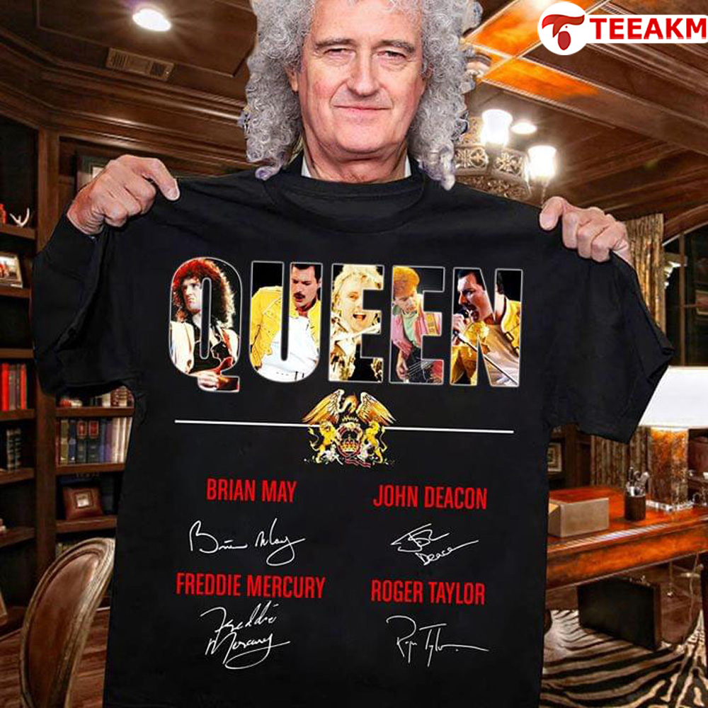 Queen-rock-band-signatures Unisex T-shirt